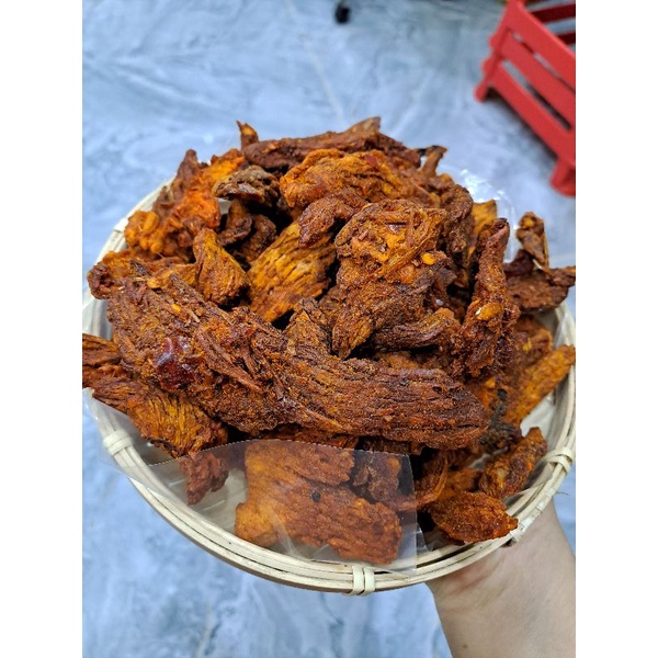 1 ký Khô bò vụn nhỏ giòn rụm cay ngon chuẩn bò