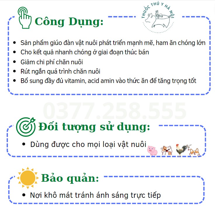 Vỗ Béo Vật Nuôi Chuẩn Công Ty SuperVet Bổ Sung Dinh Dưỡng Giúp Giảm Còi Cọc Gia Súc Gia Cầm Mau Lớn