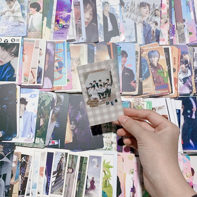 ẢNH THẺ BO GÓC ĐẦY ĐỦ THÀNH VIÊN BTS/ BP - PHOTOCARD BTS/ BP - CARD DES CÁN MỜ, CÁN BÓNG - AS