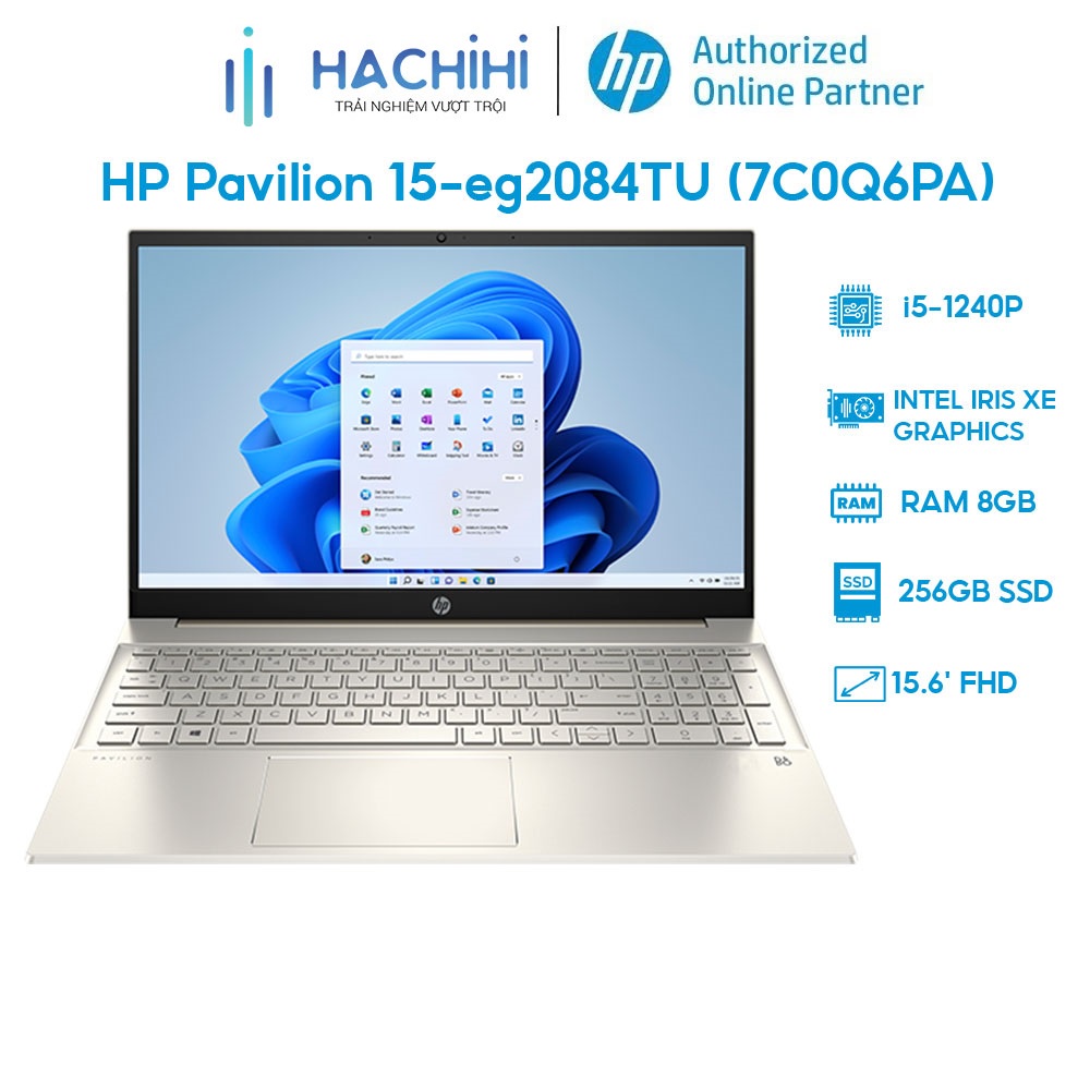 Laptop HP Pavilion 15-eg2084TU (7C0Q6PA) (i5-1240P | 8GB | 256GB | Intel Iris Xe Graphics | 15.6' FHD | Win 11)