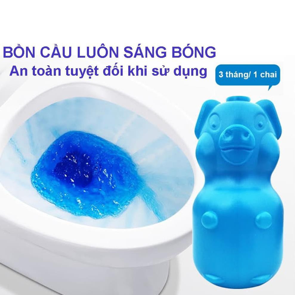 Lọ Thả Bồn Cầu Con HEO Viên thả bồn cầu [MẪU MỚI 200G] Khử Mùi - Diệt Khuẩn