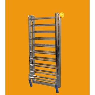 Thang dắt xe máy inox. KT 175 x 45 cm