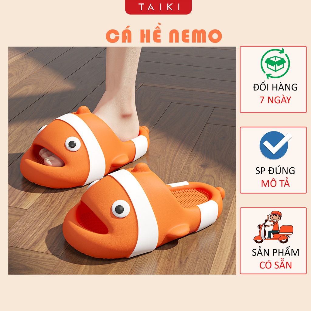 Dép cá hề cho nam và nữ siêu nhẹ 🐠 FREESHIP🐠 dép đi trong nhà, ngoài trời siêu nhẹ đáng yêu cho người lớn