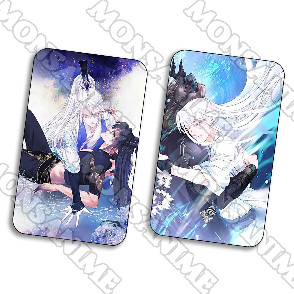 Ảnh card bo góc in hình MA TÔN MUỐN ÔM ÔM ver NẰM BL manhua thẻ bo viền 5*8cm anime chibi 1 tấm