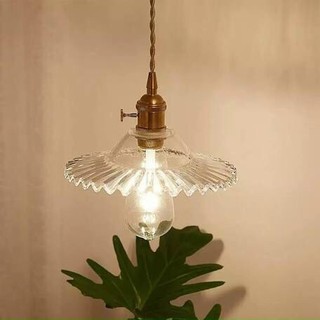 Đèn thả chao thủy tinh phong cách châu âu tặng kèm bóng st64