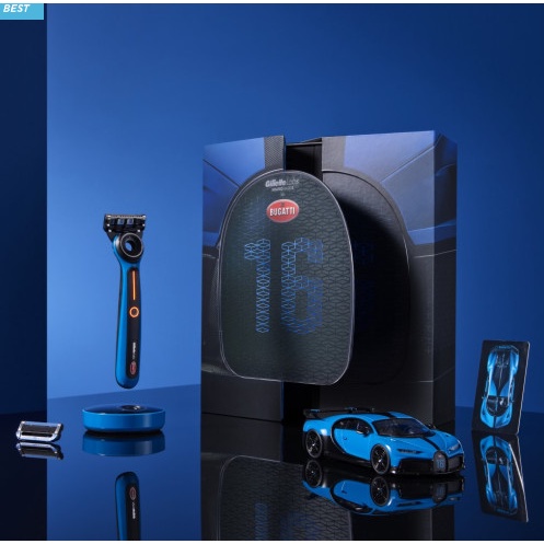 Dao Cạo Râu Gillette Labs Heated Laser Bugatti Collector's Edition Razor