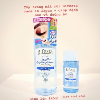 [Nhập khẩu chính hãng] Nước tẩy trang mắt môi Bifesta 145ml sạch sâu chỉ với một lần made in Japan nên uy tín tuyệt đối