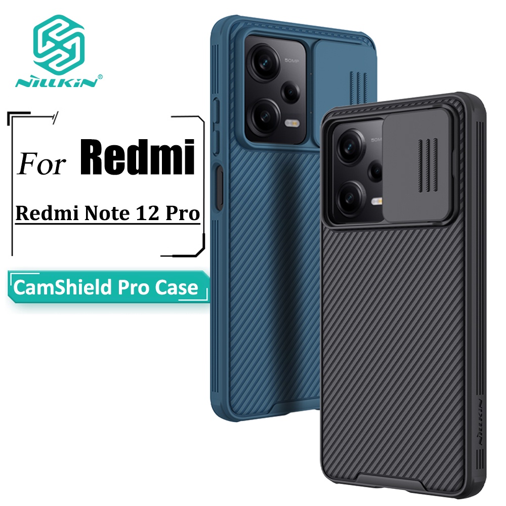 Ốp Điện Thoại Nillkin Bằng TPU + PC Chống Sốc Có Nắp Trượt Bảo Vệ Camera Cho Redmi Note 12 Pro / Redmi Note 12 Pro