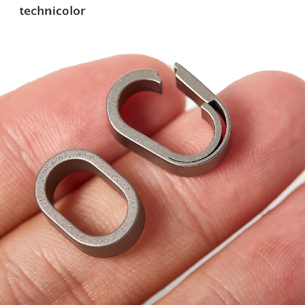 Móc Chìa Khóa Mini Bằng Titan Nhiều Màu Tiện Dụng