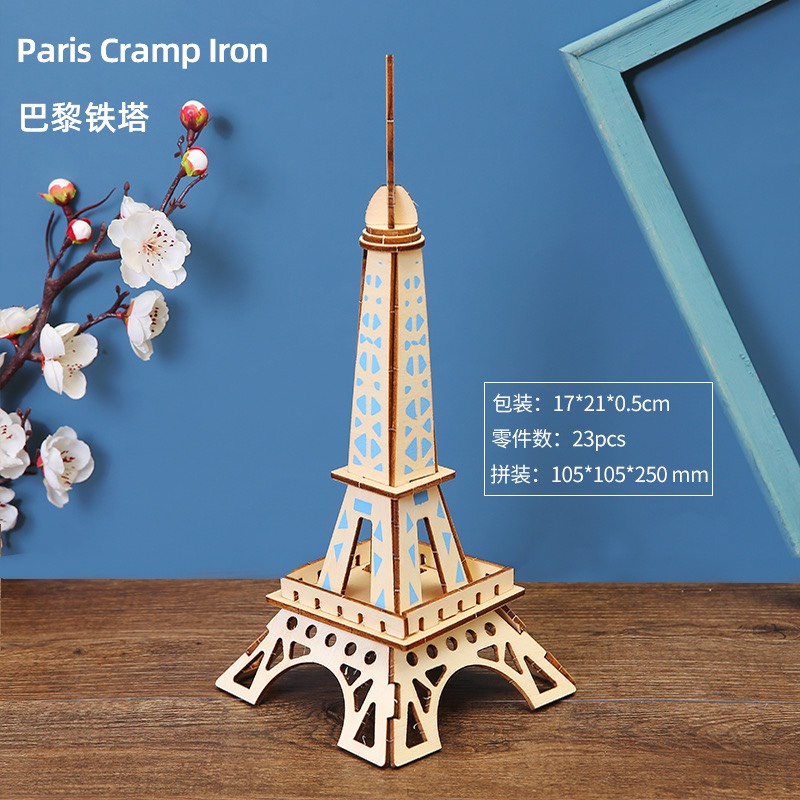 Mô Hình Lắp Ráp 3D Gỗ Decor Bàn Làm Việc