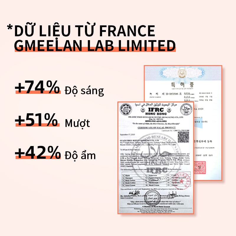 Kem Làm sáng da 30g SPA20 Kem làm trắng da GMEELAN GLUTA WHITENING LAZY CREAM Làm trắng da Cân bằng màu da