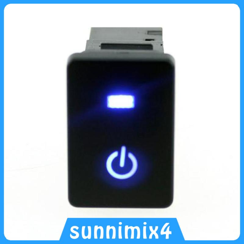 Công Tắc Khởi Động Xe Hơi 12V Có Đèn LED Xanh