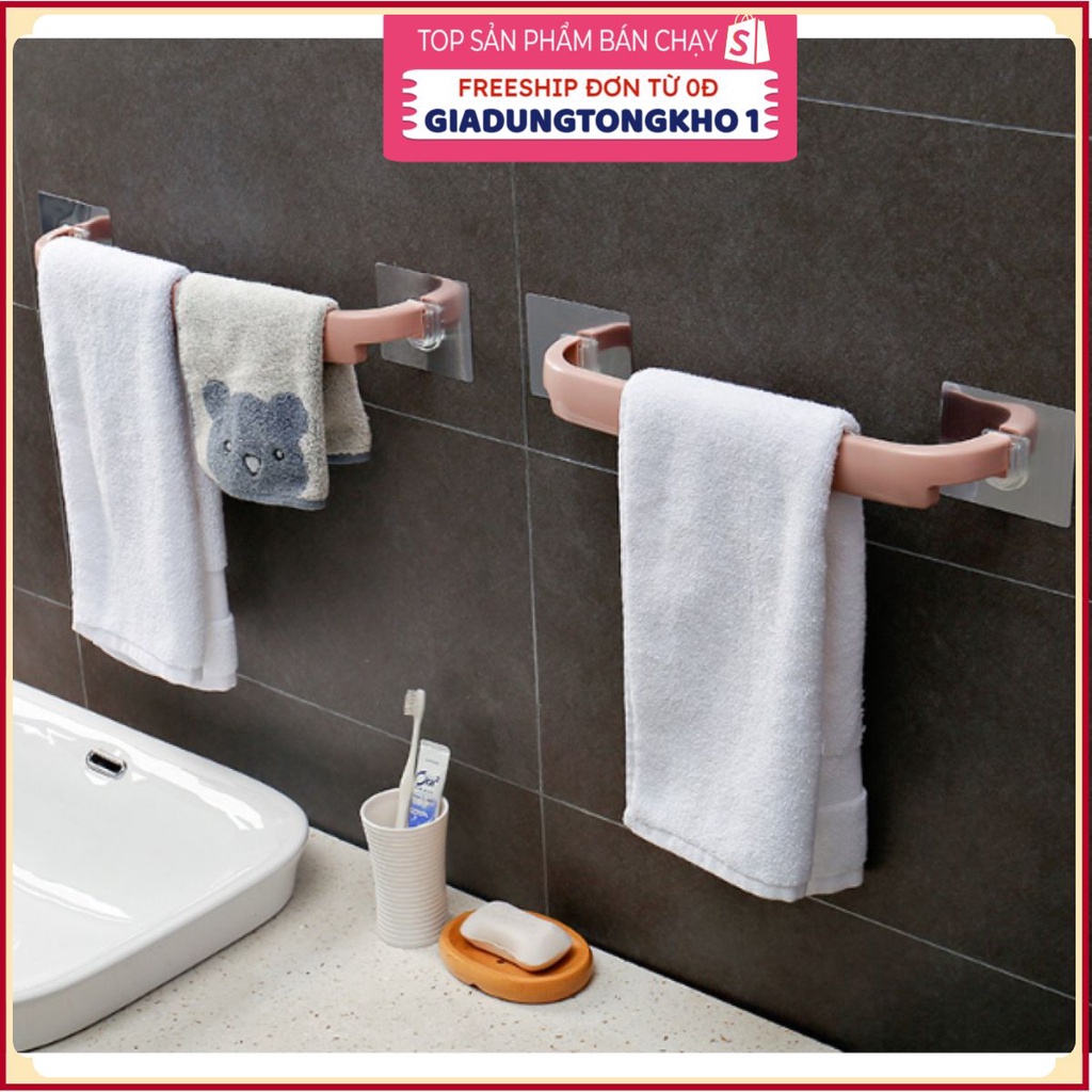 Giá treo khăn nhà tắmGIADUNGTONGKHO1Thanh treo dán tường chắc chắn nhiều màu,Giá treo khăn tiện dụng cho phòng tắm