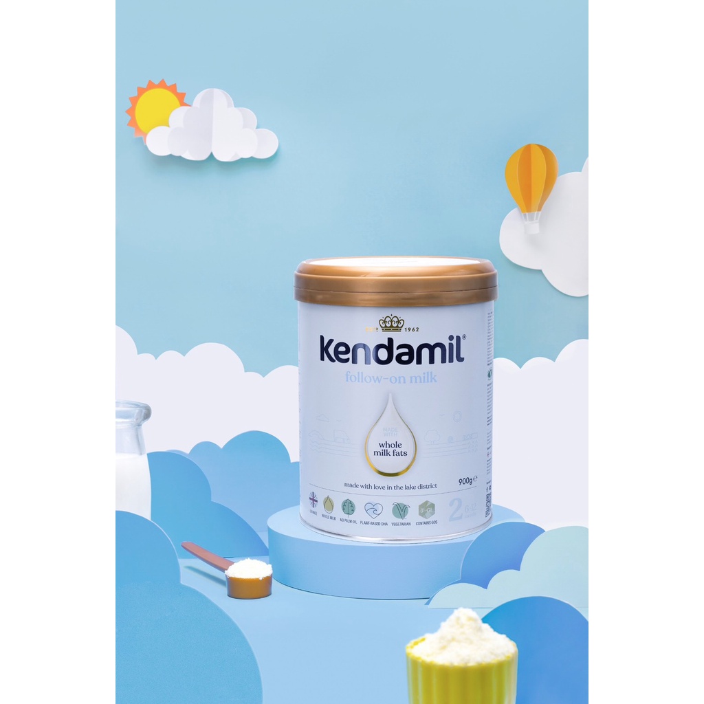 Sữa Công Thức Nguyên Kem Kendamil Số 2 (900g)