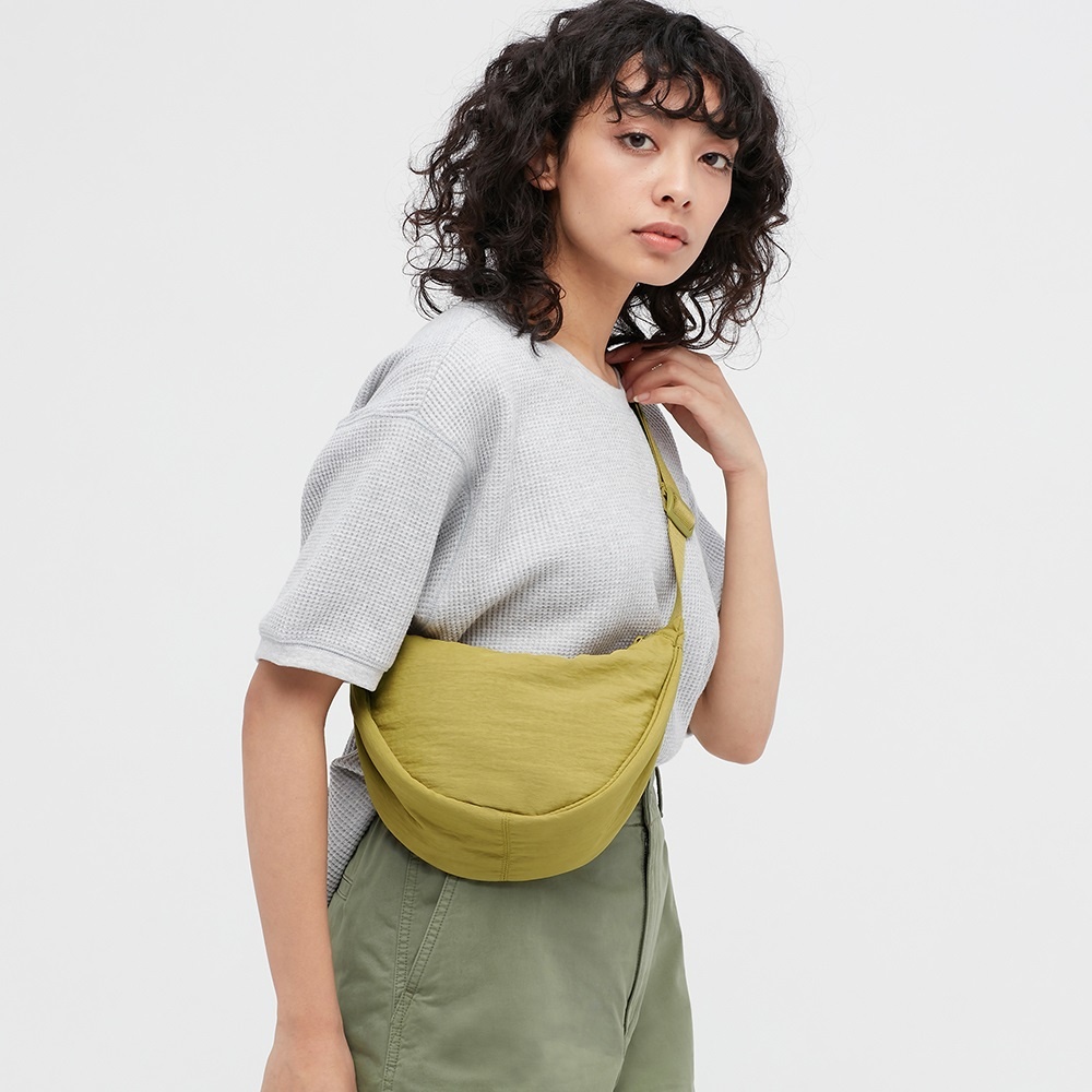 Túi Đeo Chéo Vai Bằng Nylon Chống Nước Sức Chứa Lớn Thời Trang Hàn Quốc