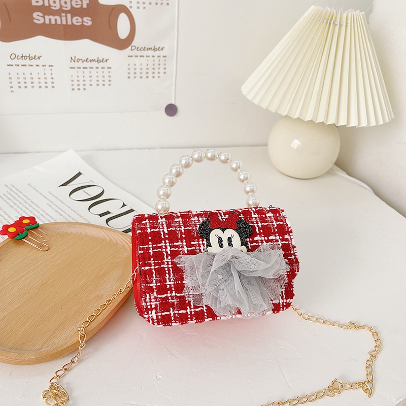 SUGE Túi Đeo Chéo Mini Đựng Tiền / Chìa Khóa Thời Trang Dành Cho Bé Gái