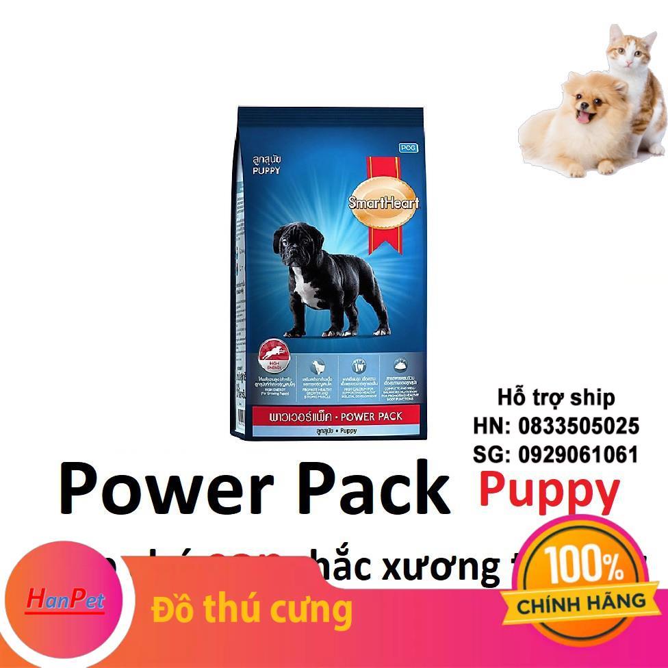 20kg- THỨC ĂN SMARTHEART POWER PACK DÀNH CHO CHÓ CON tăng cơ chắc xương