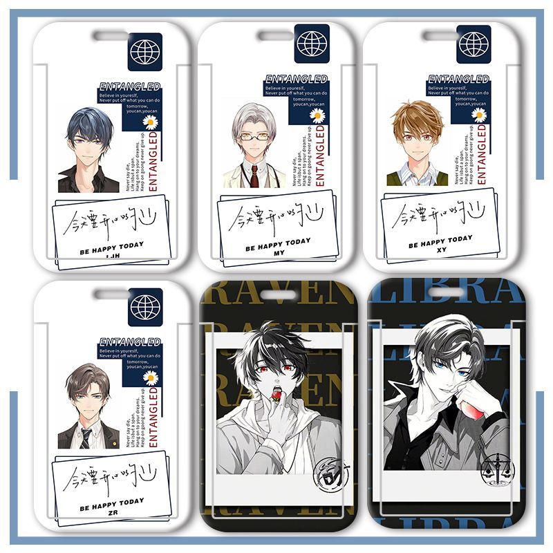 Vỏ Bảo Vệ Thẻ ID / Thẻ ID Họa Tiết Hoạt Hình Tears of Themis Kèm Móc Khóa