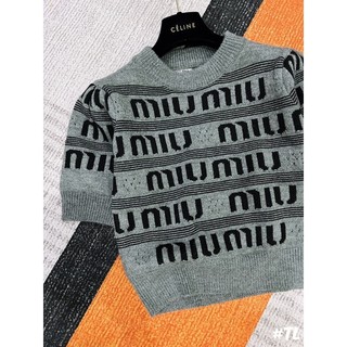 Áo len cộc tay miumiu cao cấp