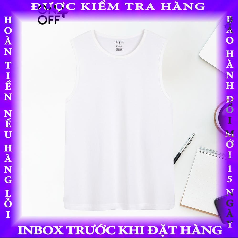 Áo tanktop nam ONOFF chất liệu Cotton mềm mịn, thấm hút tốt - 18IV22S019 trantu