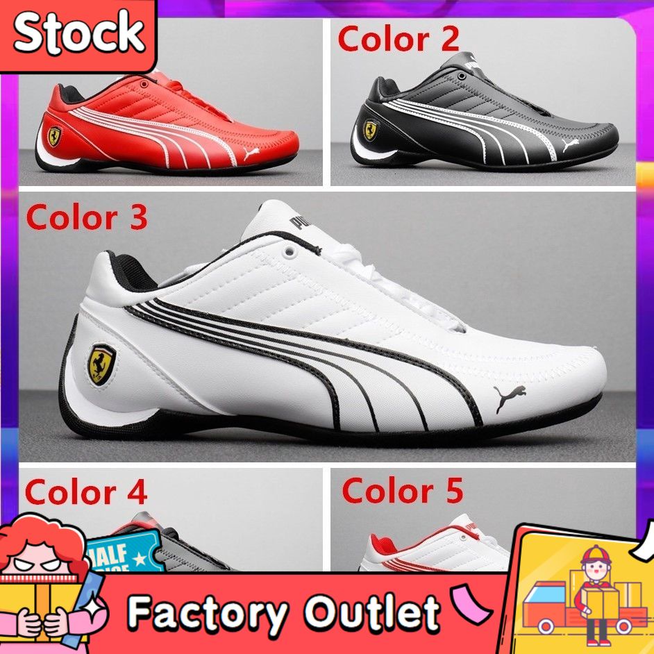 FERRARI PUMA Giày Thể Thao Chính Hãng 100% 100% Chính Hãng 100% J50E Dành Cho Nam Nữ