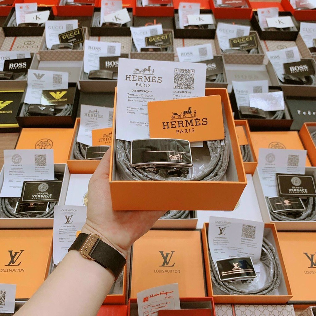 Thắt Lưng Nam, Dây Nịt Nam Full Box_Hàng Nhập QC Loại 1 SHOPSIEURE88
