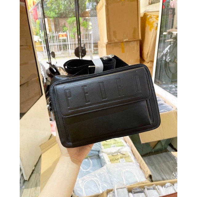 Túi đeo chéo Pedro Nam chất da Auth tuồn hãng