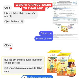 Vitamin Tăng Cân TP Thái Lan (Có check mã vạch- Cam kết hàng chính hãng)