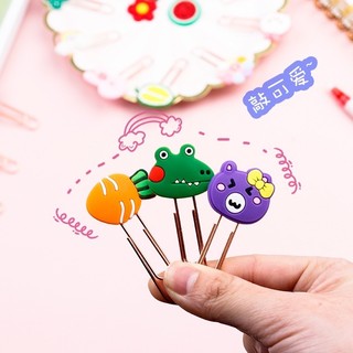 [Có quà tặng kèm] Ghim Kẹp Giấy Hoa Quả Cute