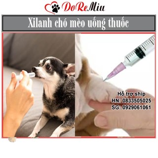 STHA- Xilanh cho chó mèo - dụng cụ thú y uống sữa uống thuốc tiêm thuốc