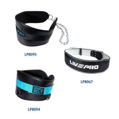 Đai lưng ổn định thân hỗ trợ tập tạ thể hình Livepro SPORTS/ DIPT BELT phụ kiện gym thể thao chuyên nghiệp LP8094 LP8095