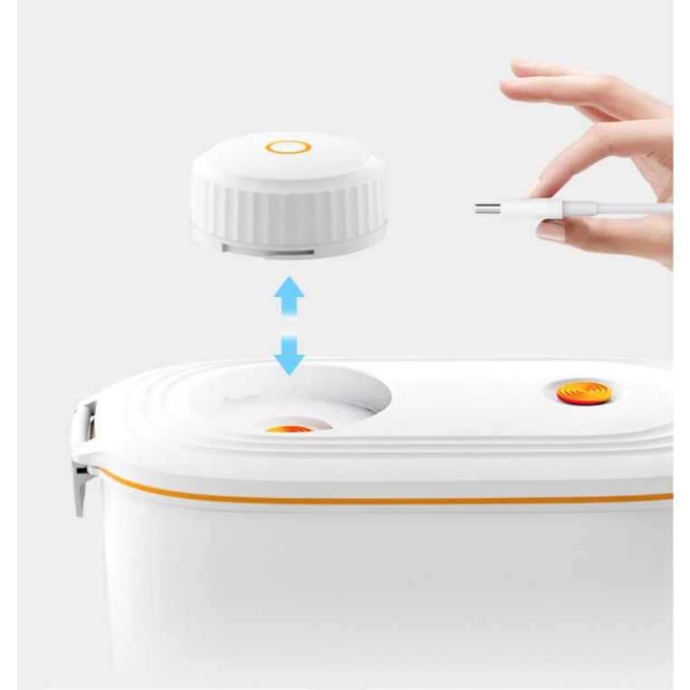 Hộp trữ hạt hút ẩm Pet kit Vacube Vacuum lưu trữ hạt chống ẩm