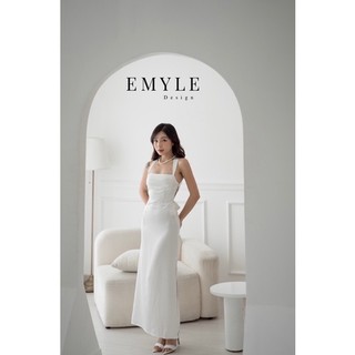 Đầm lụa đan dây