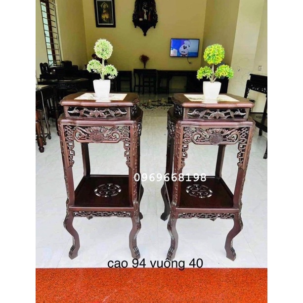 Đôn Dơi Thọ Gỗ Gụ ( 1 Đôi )