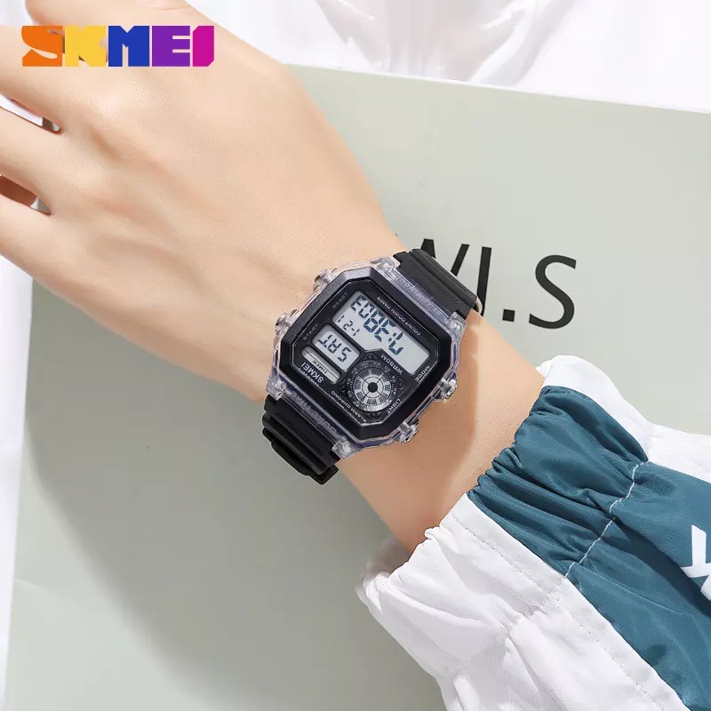 ĐỒNG HỒ ĐIỆN TỪ NAM DÂY RASIN SKMEI CHÍNH HÃNG 1998 MẪU MỚI NHẤT