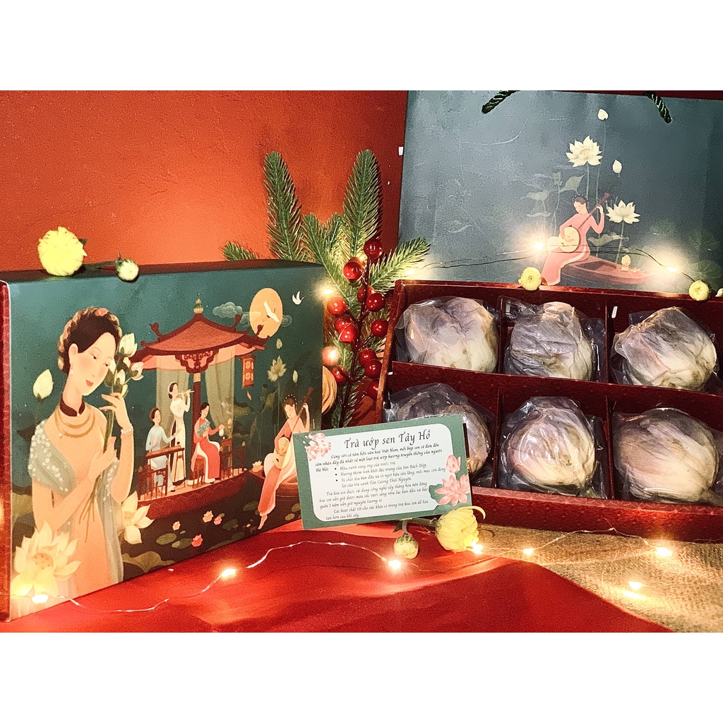 Trà Ướp Sen Bách Diệp Tây Hồ