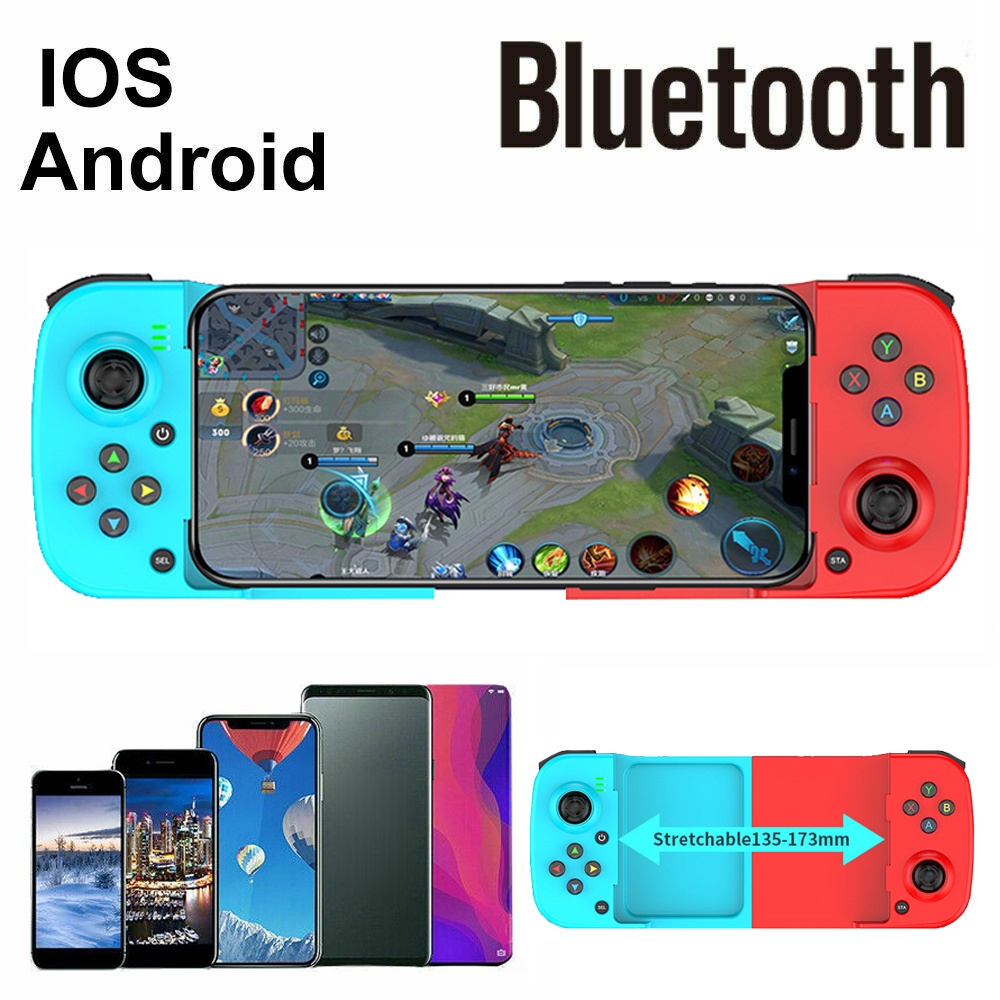 Tay Cầm Chơi Game Bluetooth 5.0 Không Dây Cho Điện Thoại Android Ios Pc Ps4