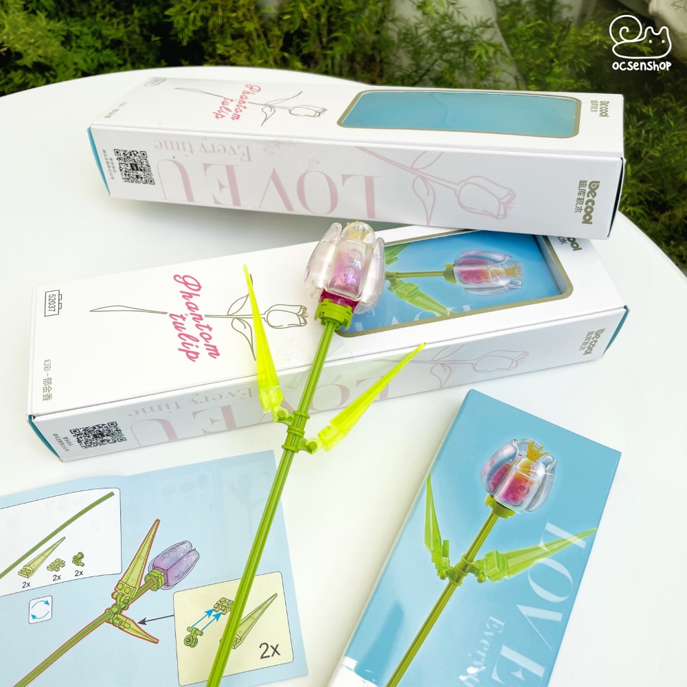 Bộ xếp hình Hoa pha lê