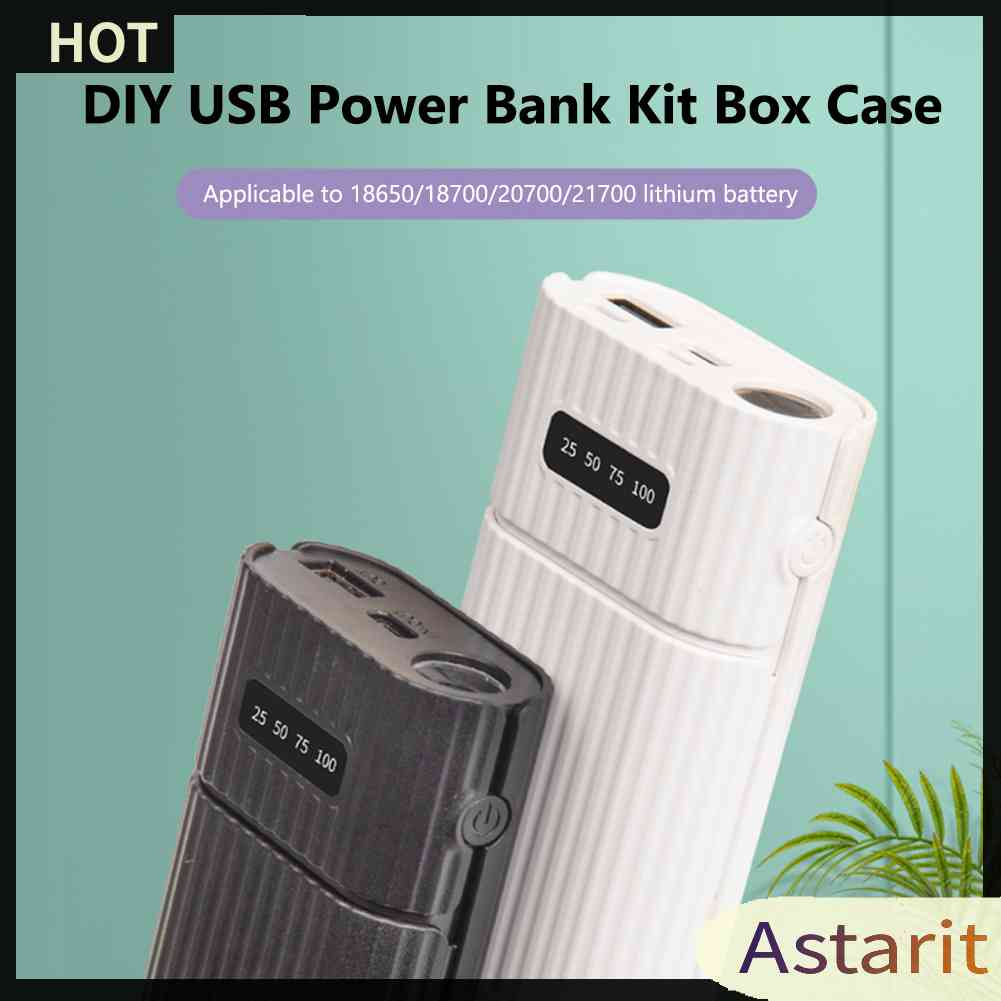 Hộp Pin Sạc Dự Phòng Tự Làm 18650 / 18700 / 20700 / 21700