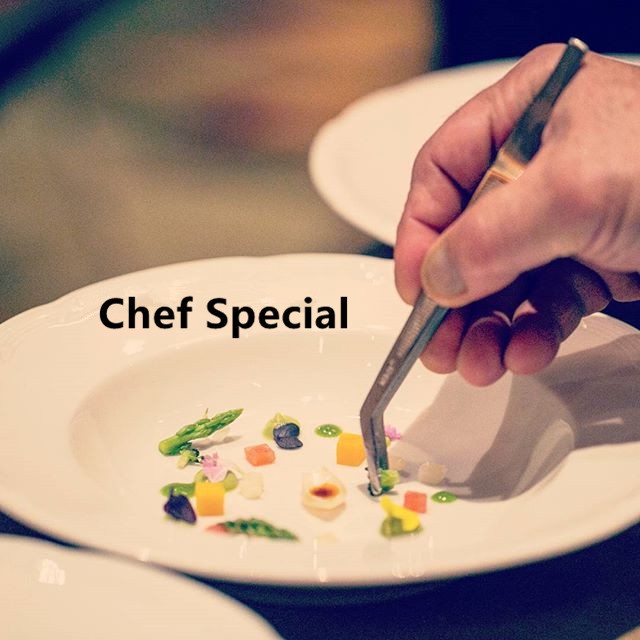 Vận chuyển 24 giờ {Dụng cụ nấu ăn} Dụng cụ nấu ăn CHEF CHEF CHEF Dụng cụ bằng thép không gỉ Nhíp khuỷu tay Cấp thực phẩm Nhíp đĩa đặc biệt 304