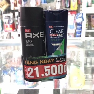 Xịt khử mùi Axe Black hương Nồng nàn chai 150ml