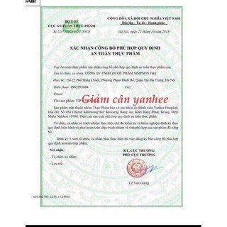 Giảm Cân Yanhee Vip S body