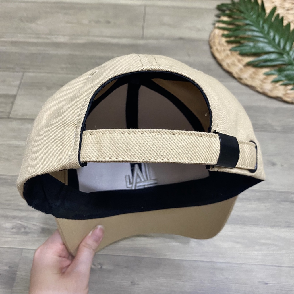 Nón kết nam nữ chữ thêu LA cách điệu siêu đẹp chất kaki đứng phom - NN15