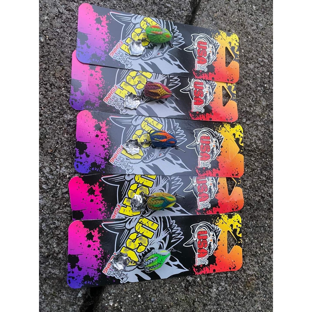 Mồi câu cá nhai hơi USA mini