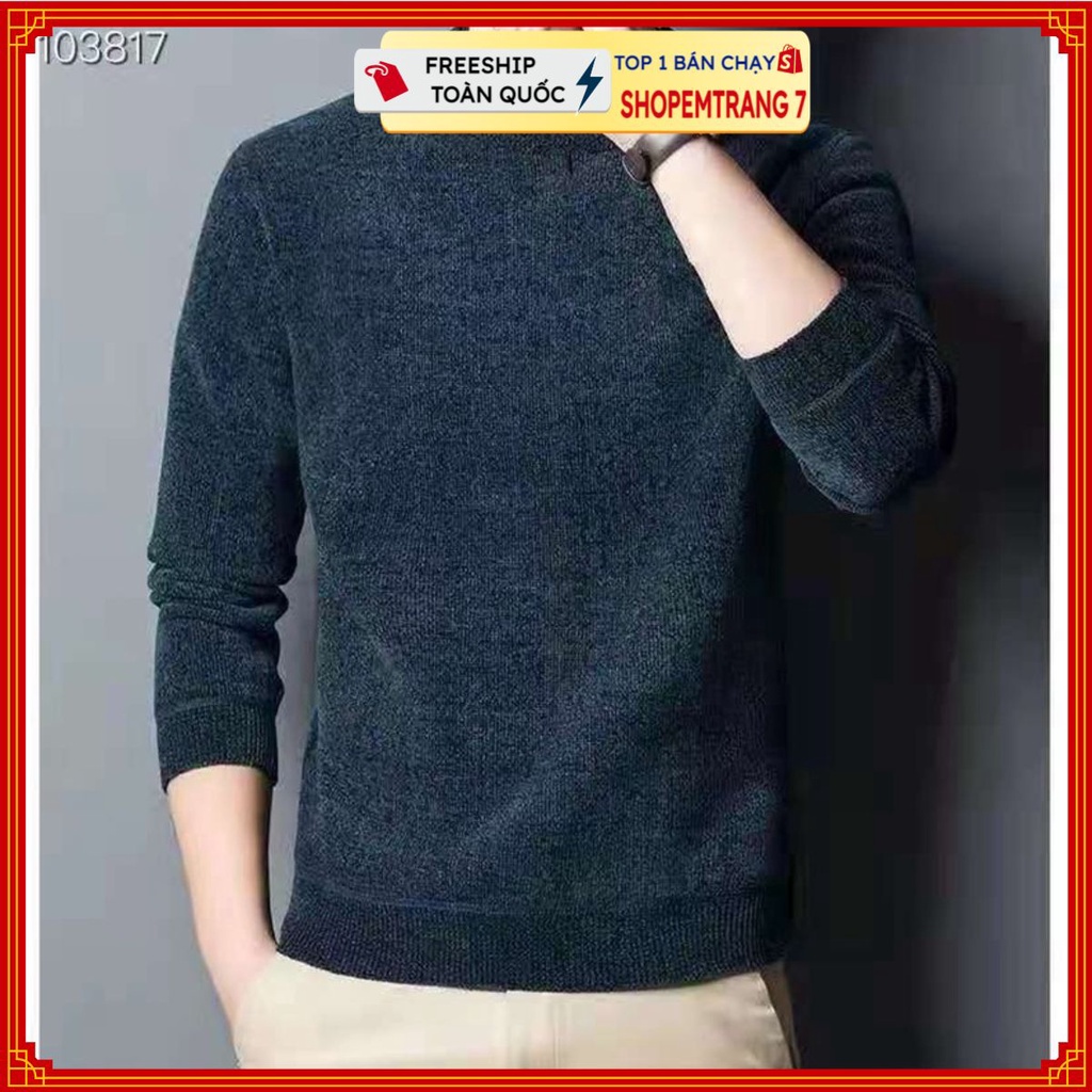 Áo len nhung cho nam