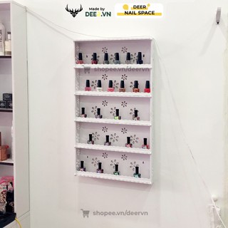 DEER - Kệ Để Đồ Nail, Để Nước Sơn Treo Tường Loại Lớn 80*45