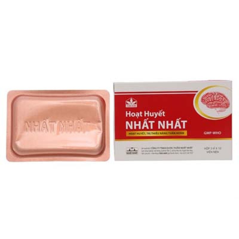 Hoạt Huyết Nhất Nhất giảm chứng huyết hư, ứ trệ giúp máu lưu thông lên não tốt 30 viên