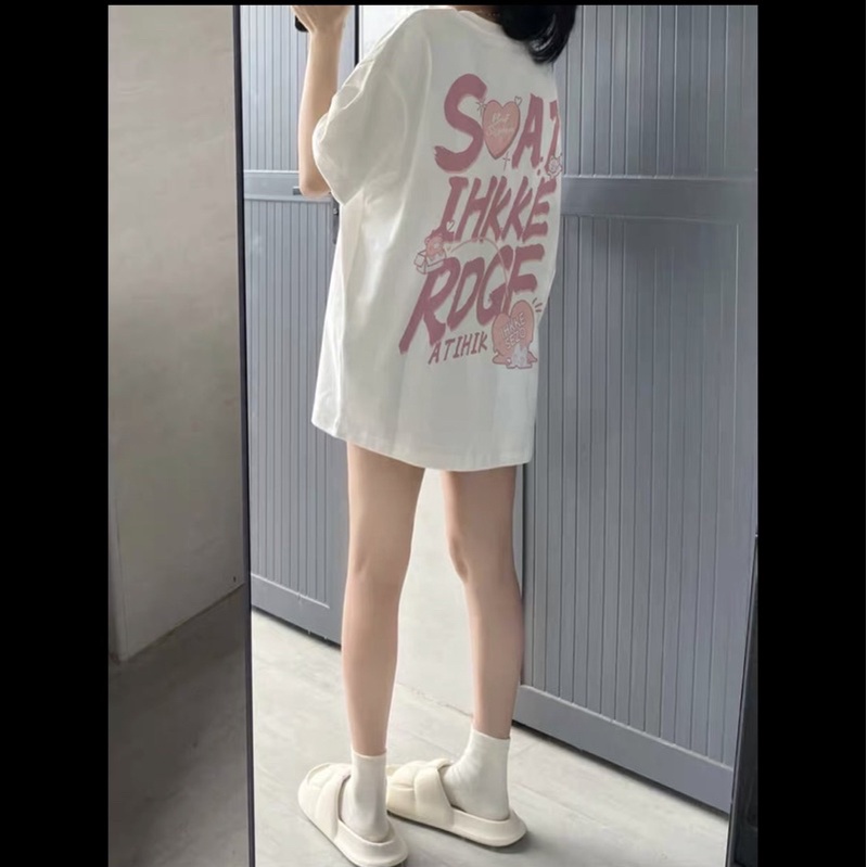 Áo thun Cotton Form rộng cổ tròn Unisex Sezo Freeship Áo phông nam nữ mặc đi chơi đi học năng động dáng rộng