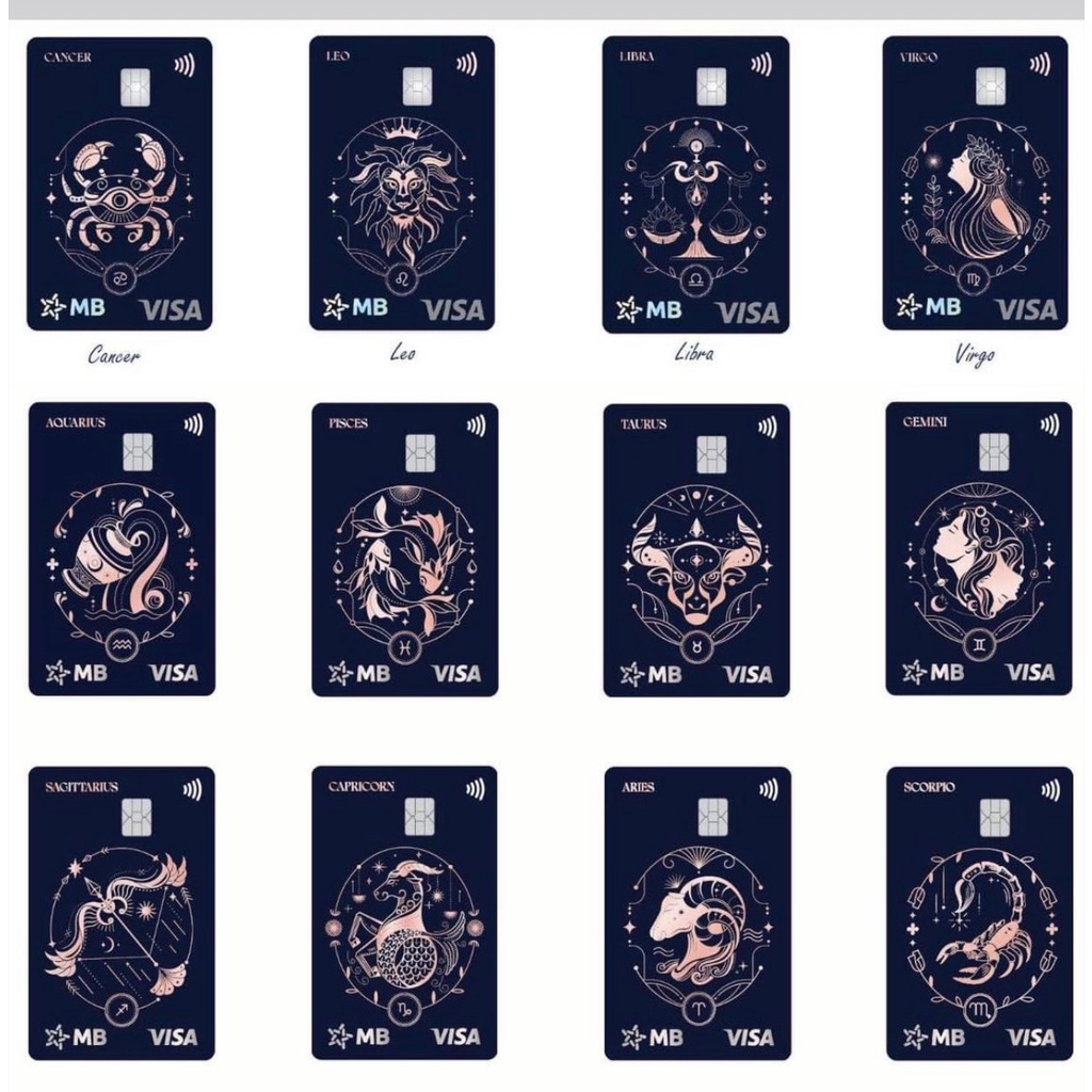 Thẻ Hi Collection MB Bộ sưu tập cung hoàng đạo