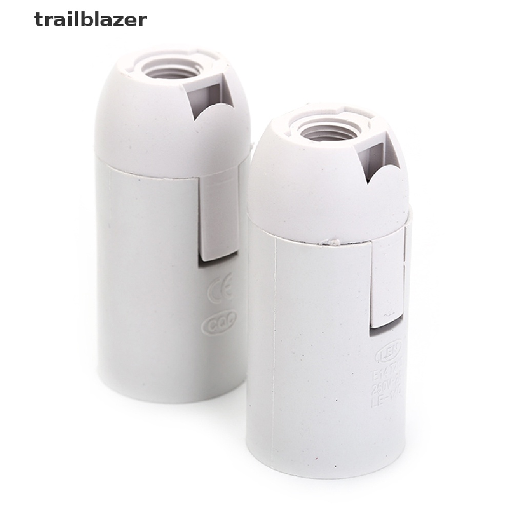 Đuôi Đèn LED E14 Bằng Nhựa Màu Trắng Đen